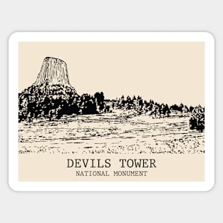 Devils Tower National Monument Sticker